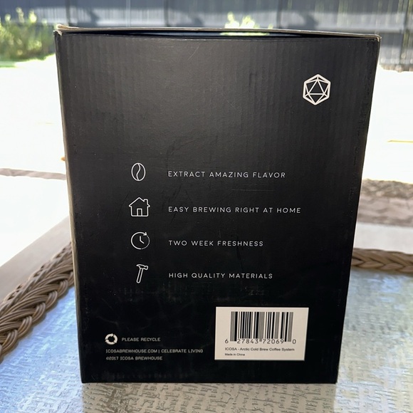 Nib Icosa brewhouse Arctic Cold Brew Coffee System -3 piece set - Picture 3 of 8